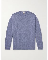 Massimo Alba - Billy Cotton And Linen-blend Sweater - Lyst