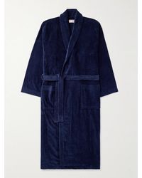 Derek Rose - Belted Cotton-Terry Robe - Lyst