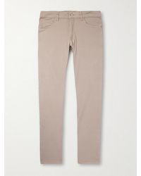 Peter Millar - Wayfare Slim-Fit Stretch-Tencel And Cotton-Blend Twill Trousers - Lyst