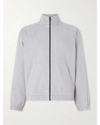 James Perse - Linen-Blend Blouson Jacket - Lyst
