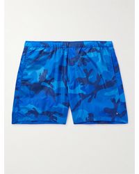 Valentino Garavani - Straight-leg Mid-length Camouflage-print Swim Shorts - Lyst