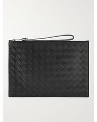 Bottega Veneta - Intrecciato Leather Pouch - Lyst