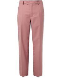 Séfr - Mike Straight-leg Twill Suit Trousers - Lyst
