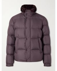 Moncler - Drisfall Plush-Trimmed Quilted Shell Down Jacket - Lyst