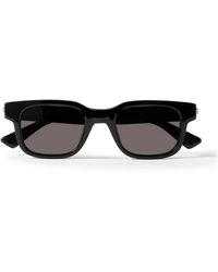 Bottega Veneta - Rectangular-Frame Acetate Sunglasses - Lyst