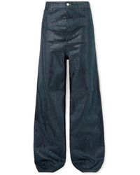 Loewe - Wide-leg Embellished Jeans - Lyst