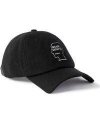 Brain Dead - Logo-embroidered Wool Baseball Cap - Lyst