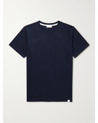 Norse Projects - Niels Logo-Print Organic Cotton-Jersey T-Shirt - Lyst
