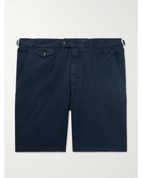 MR P. - Straight-Leg Organic Cotton-Blend Twill Bermuda Shorts - Lyst