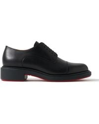 Christian Louboutin - Urbino Leather Derby Shoes - Lyst