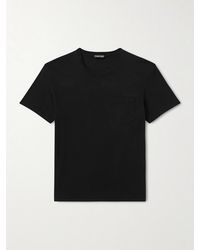 Tom Ford - Cotton And Silk-Blend Jersey T-Shirt - Lyst