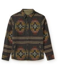 Faherty - Doug Good Feather Bondi Reversible Quilted Organic Cotton-jaquard Jacket - Lyst