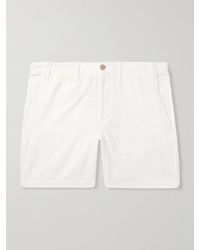Polo Ralph Lauren - Shorts a gamba dritta in misto lino e cotone - Lyst