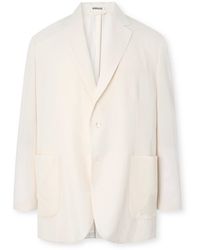 AURALEE - Oversized Cotton And Wool-Blend Gabardine Blazer - Lyst