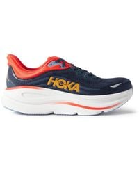 Hoka One One - Clifton 10 Rubber-Trimmed Jacquard Running Sneakers - Lyst
