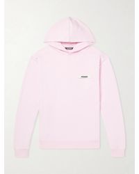 Jacquemus - Logo-appliquéd Cotton-jersey Hoodie - Lyst