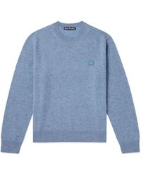 Acne Studios - Kalon Logo-appliquéd Wool Sweater - Lyst