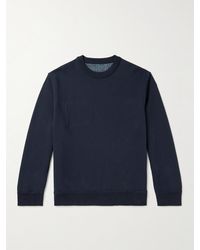 Oliver Spencer - Reversible Organic Cotton-jersey Sweatshirt - Lyst