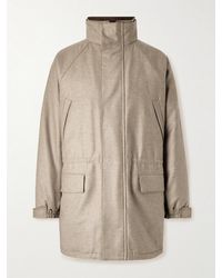 AURALEE - Oversized Padded Wool Coat - Lyst