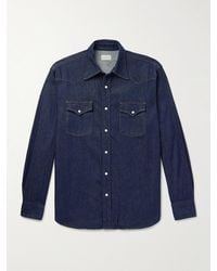 Kapital - Husky Denim Western Shirt - Lyst