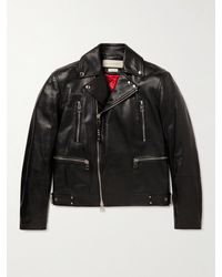 Alexander McQueen - Leather Outerwears - Lyst