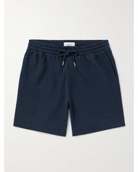 MR P. - Shorts a gamba dritta in cotone piqué biologico con coulisse - Lyst