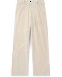Barena - Velier Straight-Leg Garment-Dyed Cotton-Corduroy Trousers - Lyst