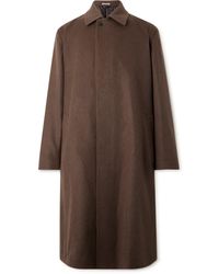 AURALEE - Camel Hair Coat - Lyst