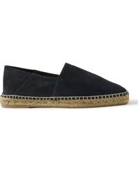 Tom Ford - Barnes Collapsible-heel Suede Espadrilles - Lyst