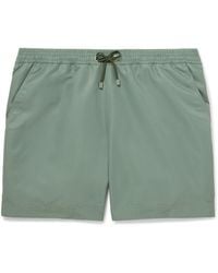 Sunspel - Straight-Leg Mid-Length Seaqual-Blend Swim Shorts - Lyst