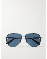 Dior - Neodior A1U Aviator-Style-Tone Sunglasses - Lyst