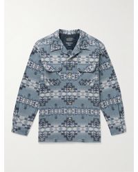 Pendleton - Board Camp-collar Virgin Wool-jacquard Shirt - Lyst