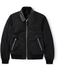 Tom Ford - Coated Cotton-Canvas Bomber Jacket - Lyst