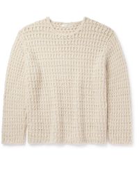 The Row - Olen Open-knit Cashmere Sweater - Lyst