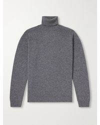 Boglioli - Virgin Wool And Cashmere-Blend Rollneck Sweater - Lyst
