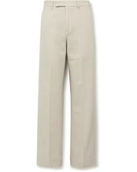 Amiri - Wide-leg Boiled Wool-blend Suit Trousers - Lyst
