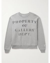 GALLERY DEPT. - Printed Cotton-jersey Sweatshirt - Lyst