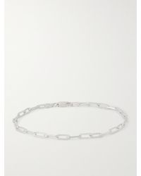 Hatton Labs - Paperclip Silver Chain Bracelet - Lyst