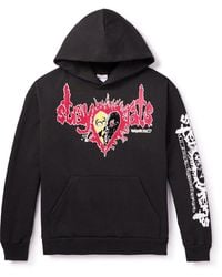 Stray Rats - Cutthroat Logo-print Cotton-jersey Hoodie - Lyst