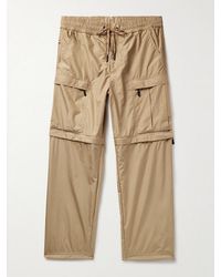 Moncler - Straight-leg Convertible Ripstop Drawstring Cargo Trousers - Lyst