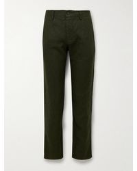 NN07 - Theo 1454 Tapered Linen Trousers - Lyst