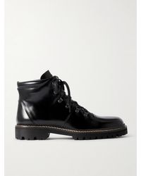 MR P. - Jacques Glossed-leather Hiking Boots - Lyst