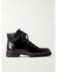 MR P. - Jacques Glossed-leather Hiking Boots - Lyst