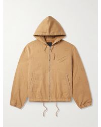 Givenchy - Logo-Jacquard Denim Hooded Jacket - Lyst