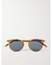 Garrett Leight - Carlton Sun Round-frame Tortoiseshell Acetate Sunglasses - Lyst