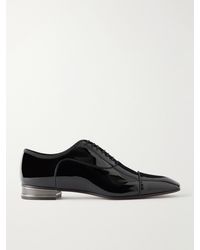 Christian Louboutin - Greggo Patent-Leather Oxford Shoes - Lyst