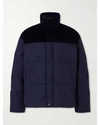 Canada Goose - Sterling Corduroy-Trimmed Quilted Shell Down Jacket - Lyst