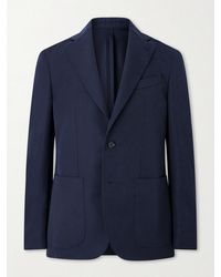 Caruso - Twill Suit Jacket - Lyst