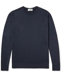 John Smedley - Lundy Slim-fit Merino Wool Sweater - Lyst