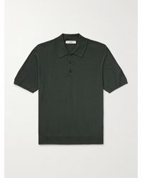 James Purdey & Sons - Tantallon Slim-Fit Merino Wool Polo Shirt - Lyst